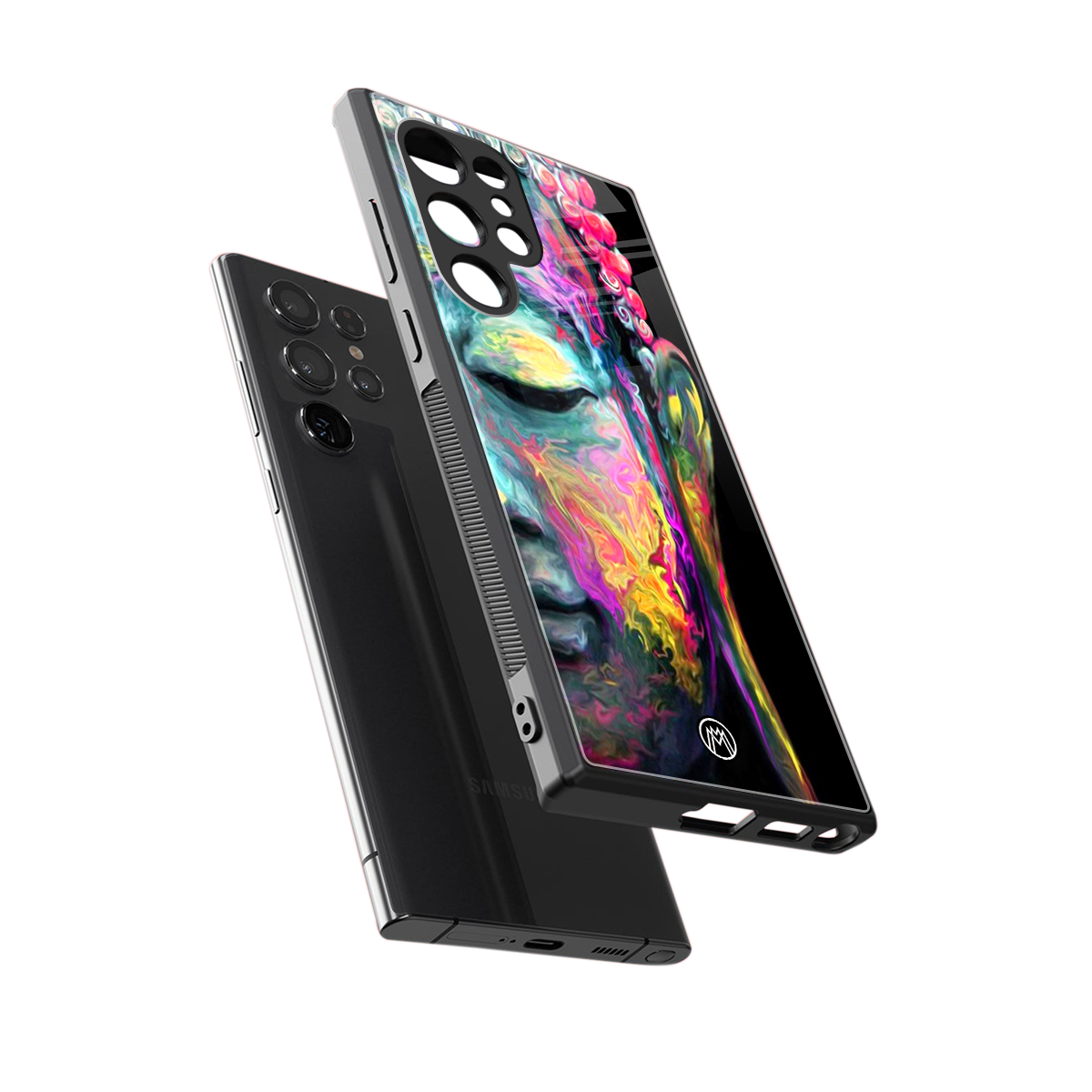 gautama buddha back phone cover | glass case for samsung galaxy s23 ultra