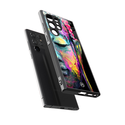 gautama buddha back phone cover | glass case for samsung galaxy s23 ultra