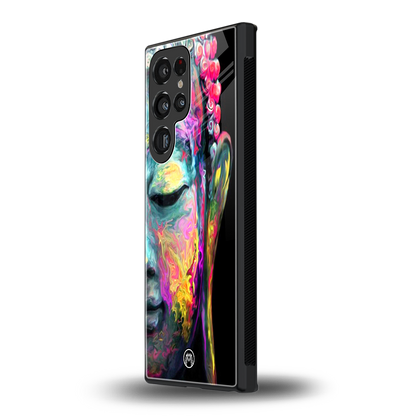 gautama buddha back phone cover | glass case for samsung galaxy s23 ultra