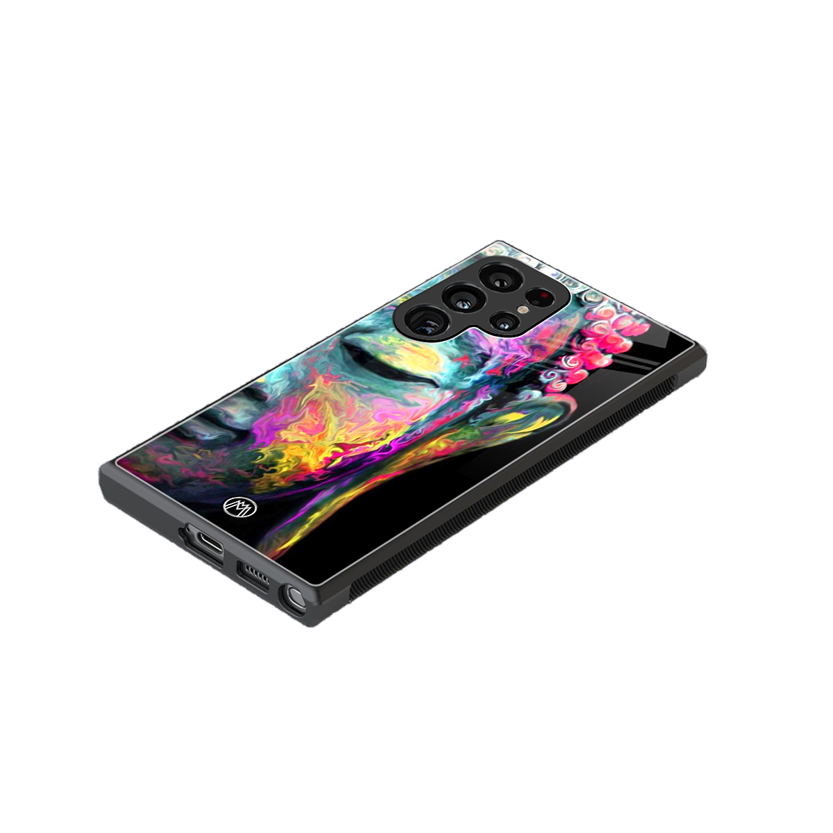 gautama buddha back phone cover | glass case for samsung galaxy s23 ultra