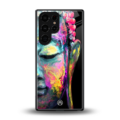 gautama buddha back phone cover | glass case for samsung galaxy s25 ultra