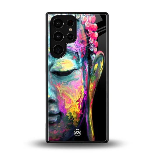gautama buddha back phone cover | glass case for samsung galaxy s25 ultra