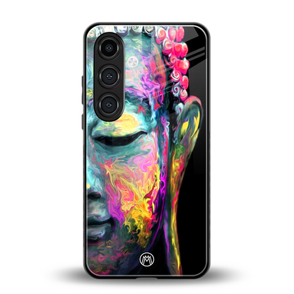 gautama buddha back phone cover | glass case for samsung galaxy s24 fe