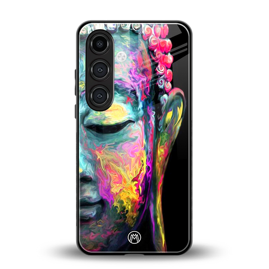 gautama buddha back phone cover | glass case for samsung galaxy s23 plus