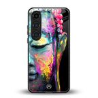 gautama buddha back phone cover | glass case for samsung galaxy s24 plus