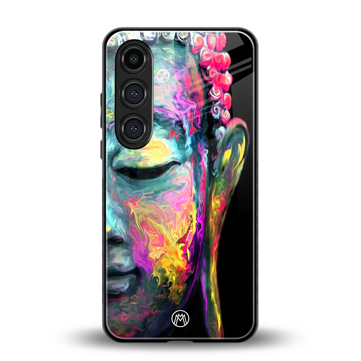 gautama buddha back phone cover | glass case for samsung galaxy s24 plus