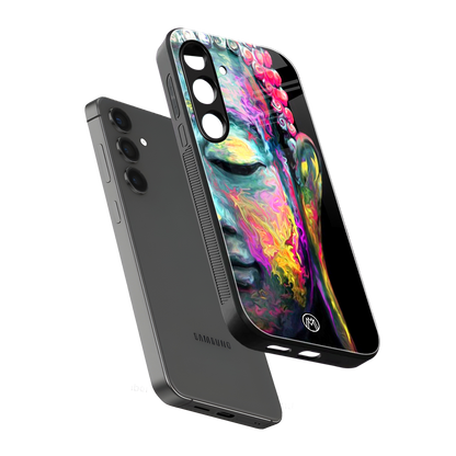 gautama buddha back phone cover | glass case for samsung galaxy s24 plus