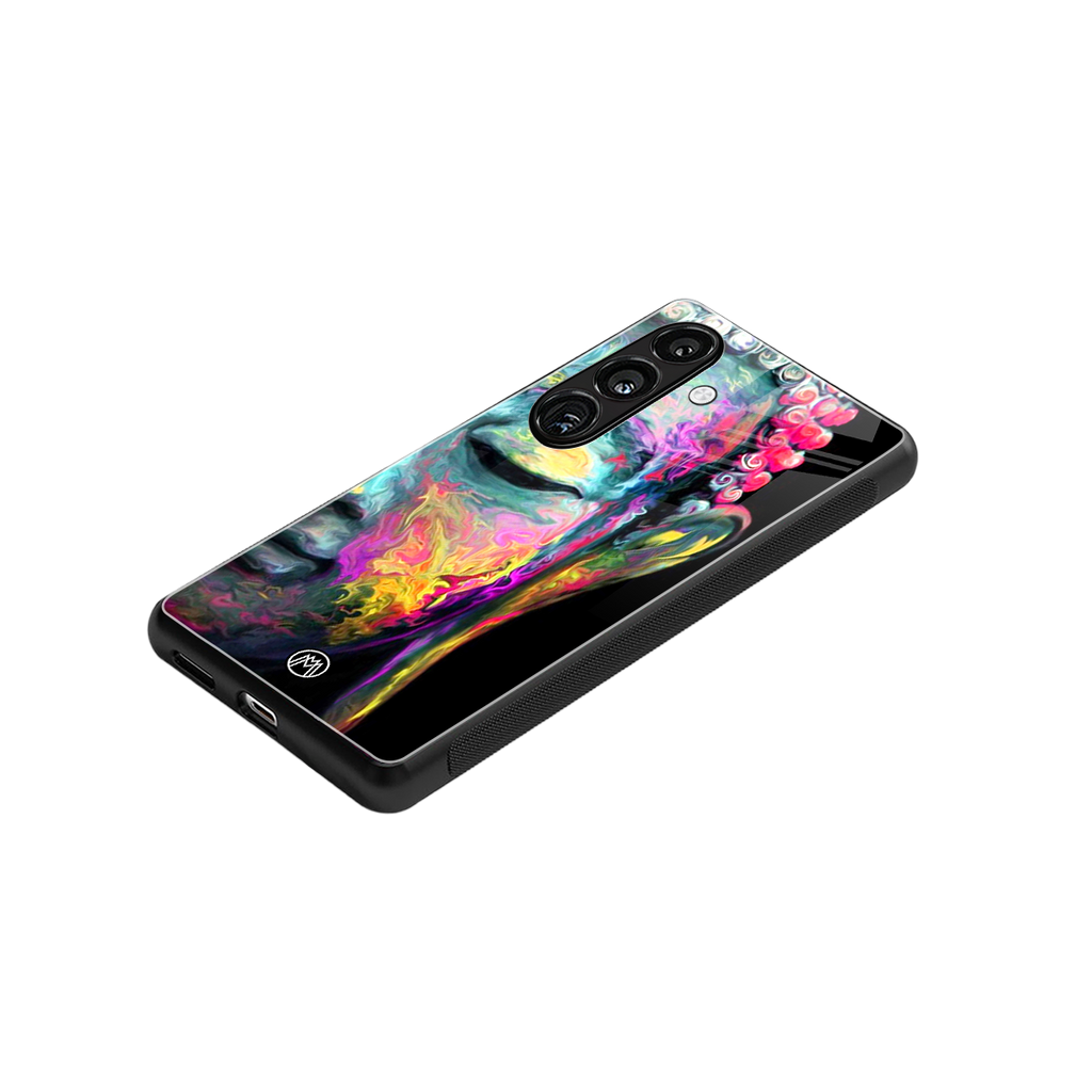 gautama buddha back phone cover | glass case for samsung galaxy s25