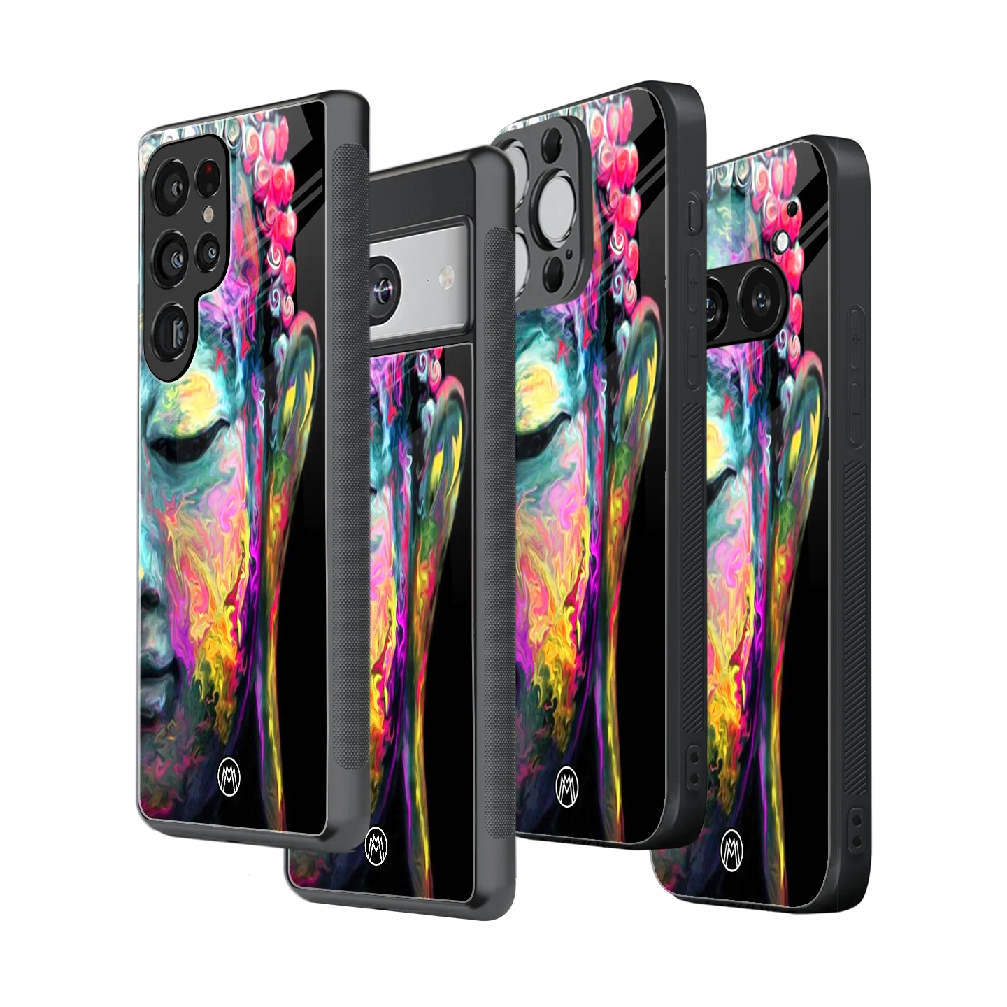 Stylish Glass Back Case for All Smartphones – iPhone, Samsung, OnePlus, Pixel, Redmi, Oppo, Vivo, Motorola