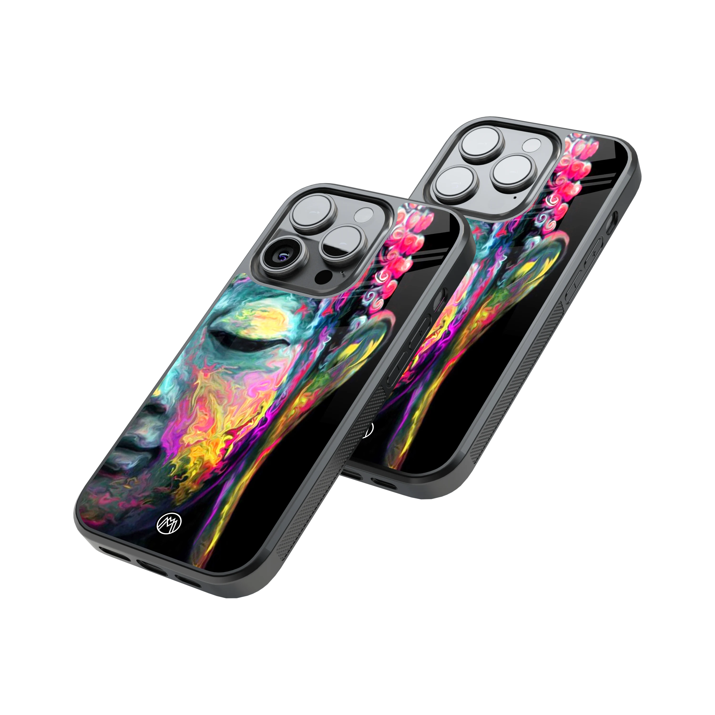 Protective Glass Back Phone Case Compatible with iPhone, Samsung, OnePlus, Pixel & More