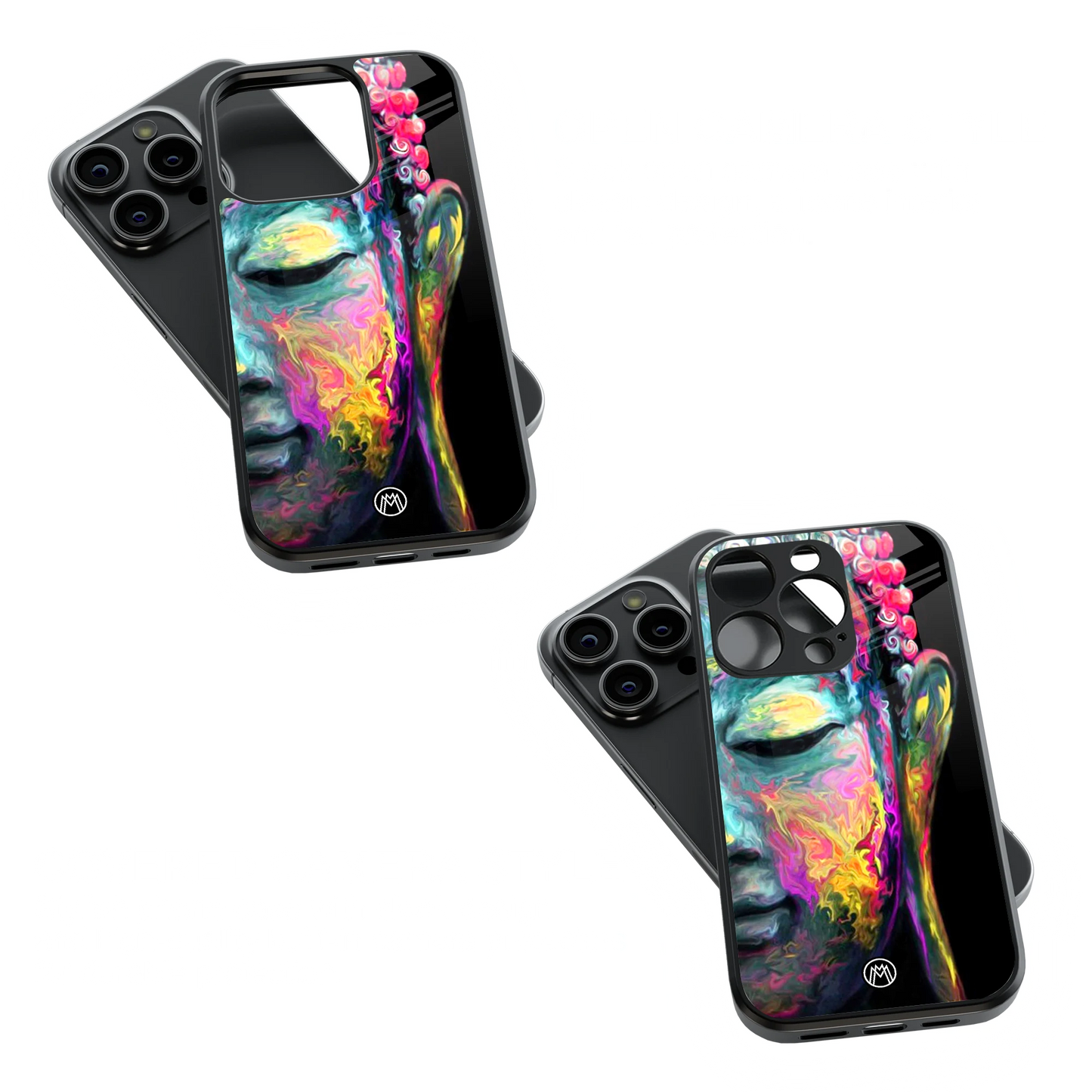 Trendy Glass Back Mobile Case for iPhone, Samsung, Redmi, OnePlus, Google Pixel, Motorola