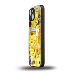 gemini aesthetic collage back phone cover | glass case for iphone 13 mini