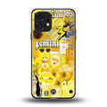 gemini aesthetic collage back phone cover | glass case for nothing phone 1