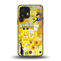 gemini aesthetic collage back phone cover | glass case for nothing phone 2