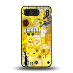 gemini aesthetic collage back phone cover | glass case for oneplus nord 4