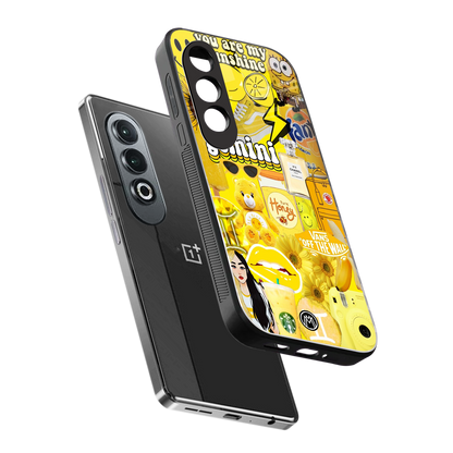gemini aesthetic collage back phone cover | glass case for oneplus nord ce 4