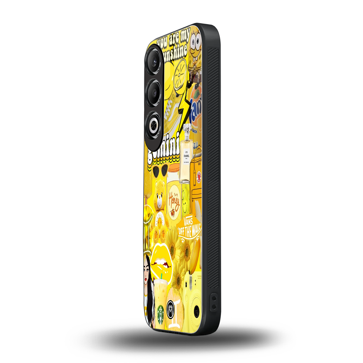 gemini aesthetic collage back phone cover | glass case for oneplus nord ce 4