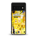 gemini aesthetic collage back phone cover | glass case for google pixel 6 pro