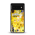 gemini aesthetic collage back phone cover | glass case for Google Pixel 6A