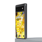 gemini aesthetic collage back phone cover | glass case for Google Pixel 6A
