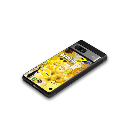 gemini aesthetic collage back phone cover | glass case for Google Pixel 7