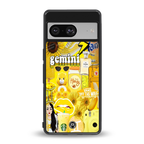 gemini aesthetic collage back phone cover | glass case for Google Pixel 8