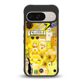 gemini aesthetic collage back phone cover | glass case for google pixel 9