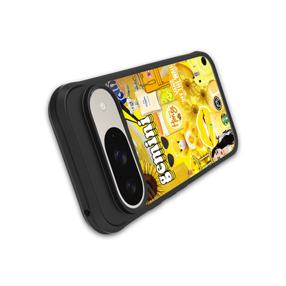gemini aesthetic collage back phone cover | glass case for google pixel 9
