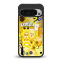 gemini aesthetic collage back phone cover | glass case for google pixel 9 pro