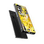 gemini aesthetic collage back phone cover | glass case for samsung galaxy s25 ultra
