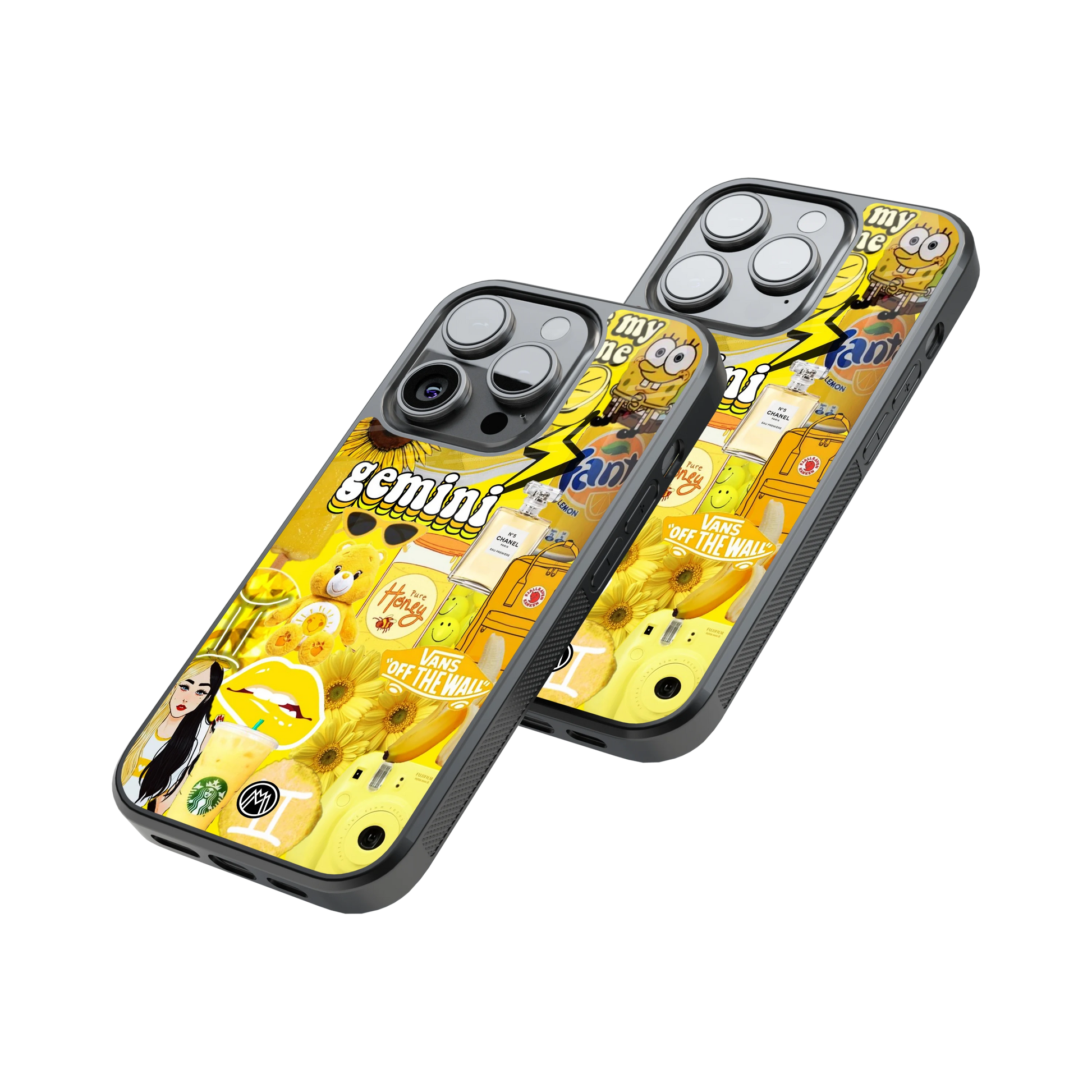 Protective Glass Back Phone Case Compatible with iPhone, Samsung, OnePlus, Pixel & More