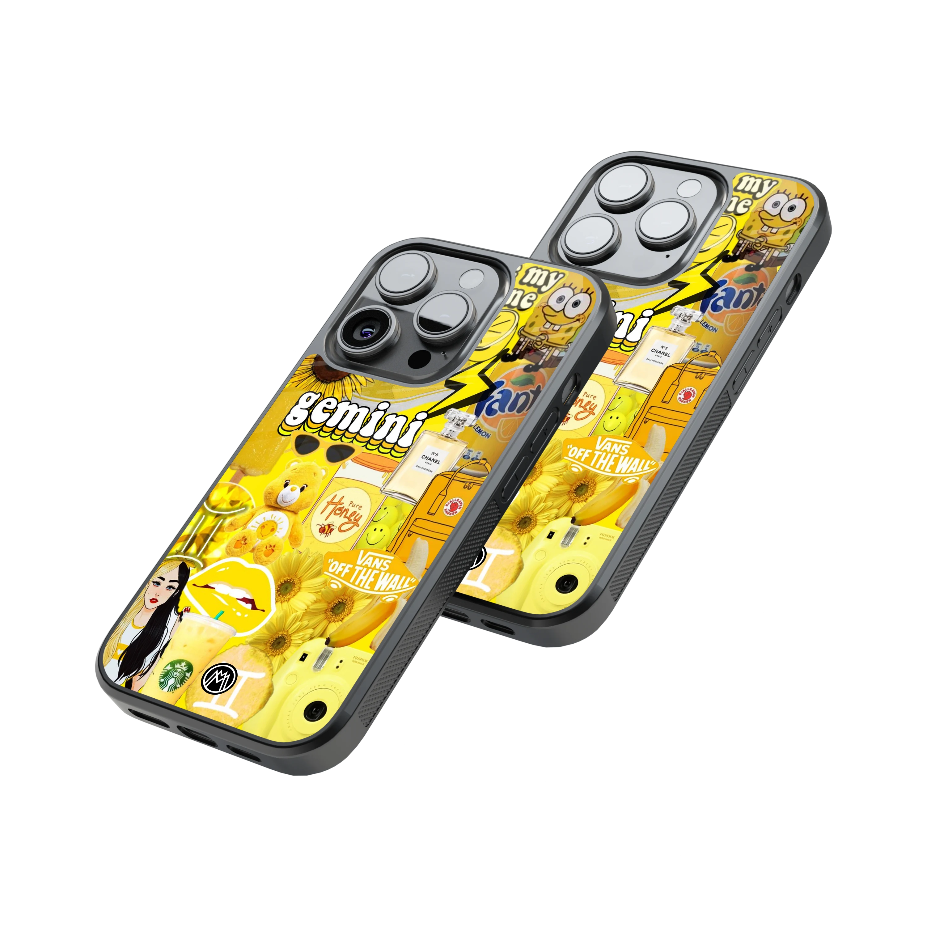 Protective Glass Back Phone Case Compatible with iPhone, Samsung, OnePlus, Pixel & More