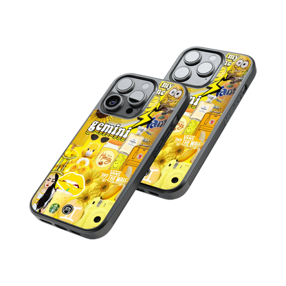 Protective Glass Back Phone Case Compatible with iPhone, Samsung, OnePlus, Pixel & More