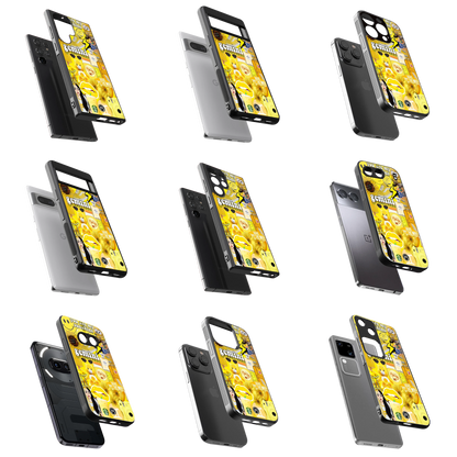 Durable Glass Back Mobile Case for iPhone, Samsung, OnePlus, Google Pixel, Redmi, Vivo, Oppo