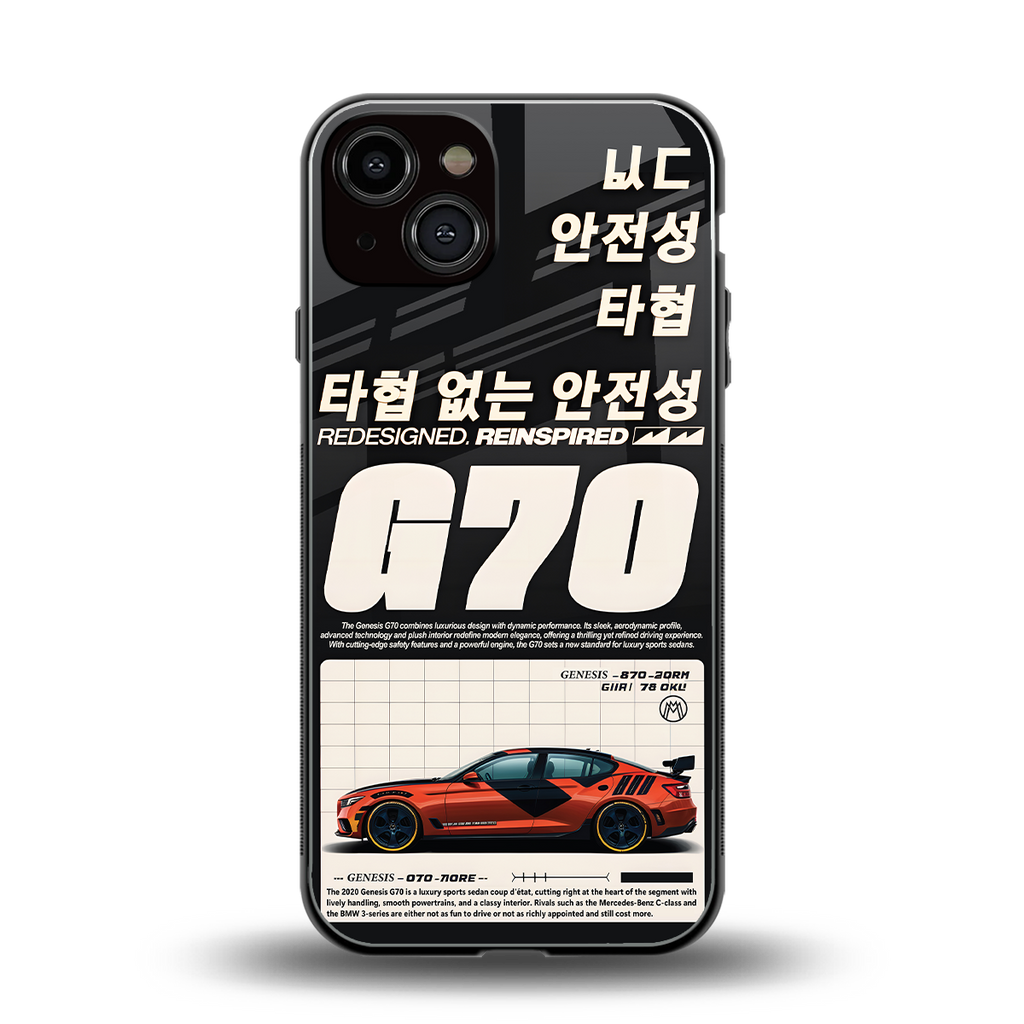 genesis g70 back phone cover | glass case for iphone 13