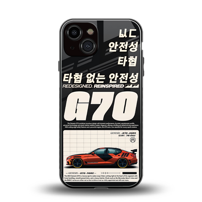 genesis g70 back phone cover | glass case for iphone 13