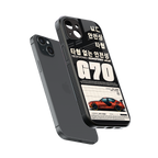 genesis g70 back phone cover | glass case for iphone 15 plus