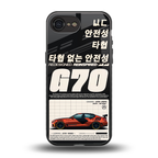 genesis g70 back phone cover | glass case for iphone 16e