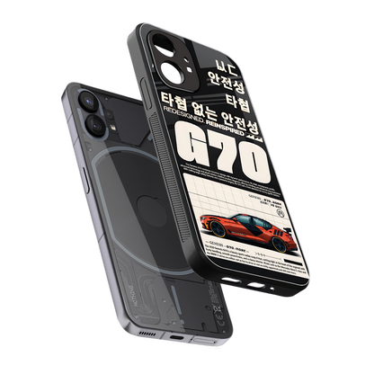 genesis g70 back phone cover | glass case for nothing phone 1