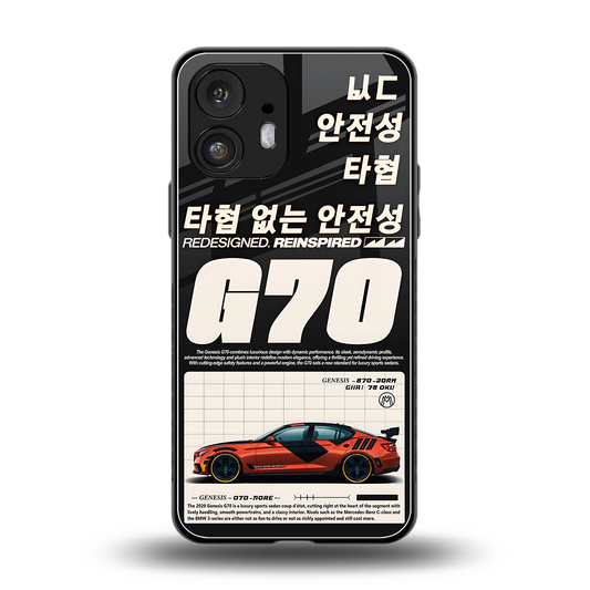 genesis g70 back phone cover | glass case for nothing phone 2