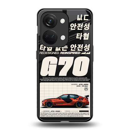 genesis g70 back phone cover | glass case for oneplus nord 3
