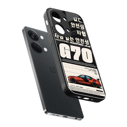 genesis g70 back phone cover | glass case for oneplus nord 3