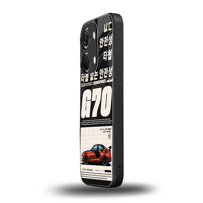 genesis g70 back phone cover | glass case for oneplus nord 3