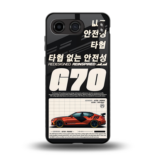 genesis g70 back phone cover | glass case for oneplus nord 4