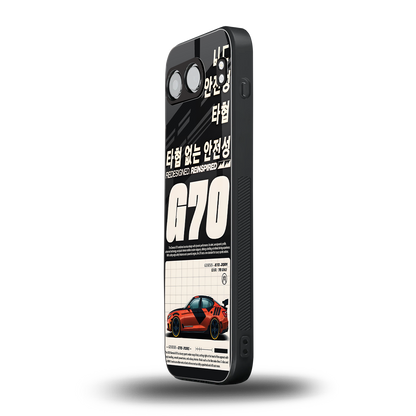 genesis g70 back phone cover | glass case for oneplus nord 4