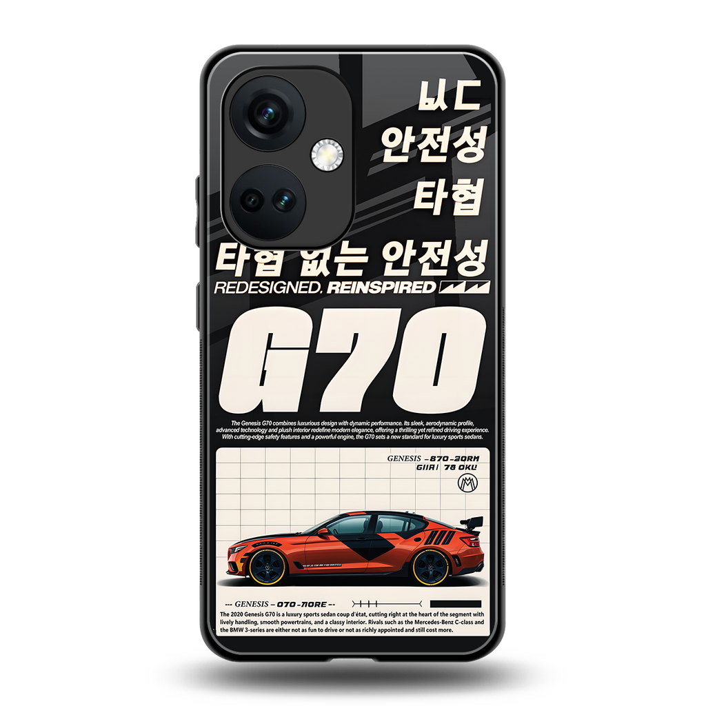 genesis g70 back phone cover | glass case for oneplus nord ce 3