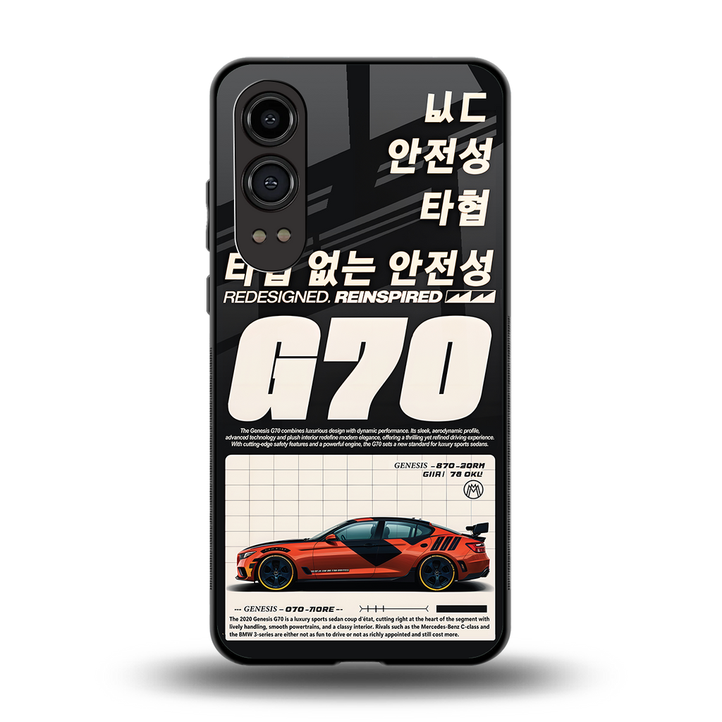 genesis g70 back phone cover | glass case for oneplus nord ce 4 lite