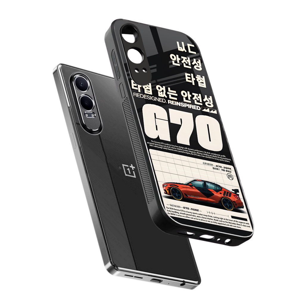 genesis g70 back phone cover | glass case for oneplus nord ce 4 lite