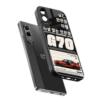 genesis g70 back phone cover | glass case for oneplus nord ce 4 lite