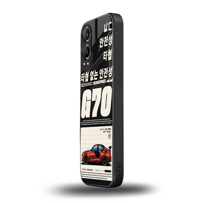 genesis g70 back phone cover | glass case for oneplus nord ce 4 lite